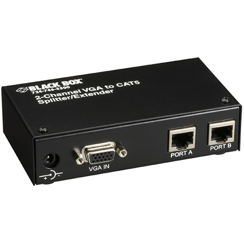 Black Box AC600A Mini VGA over CAT5 2 Port AC600A