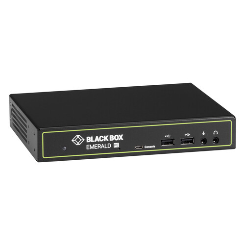 Black Box Emerald PE KVM Extender Receiver with Virtual Machine Access (DVI-D V-USB 2.0)