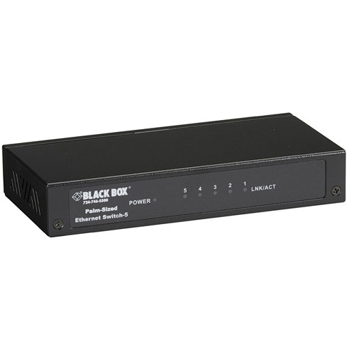 Black Box 5Port PalmSized Switch LB9005AFOR2US B&H