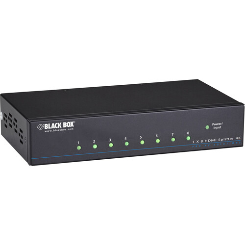Black Box 4K HDMI Splitter (1x8)