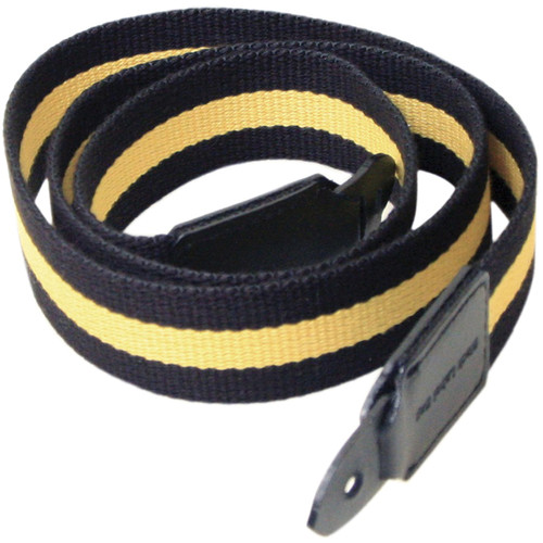 Black Label Bag Yellow Racing Stripe Canvas Camera Strap - 40
