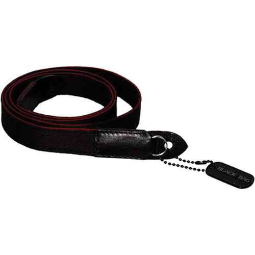 Black Label Bag Cloth Racing Strap (Black with Red Trim)