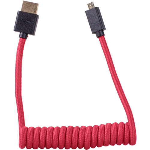 BLACKHAWK Coiled Micro HDMI to HDMI Cable (12-24