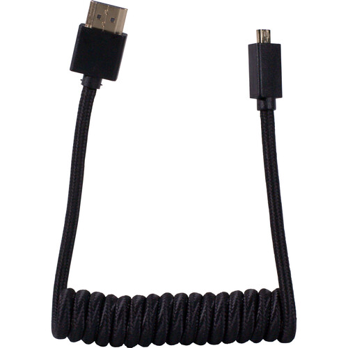 BLACKHAWK Coiled Micro HDMI to HDMI Cable (12-24
