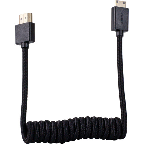 BLACKHAWK Coiled Mini-HDMI to HDMI Cable (12-24