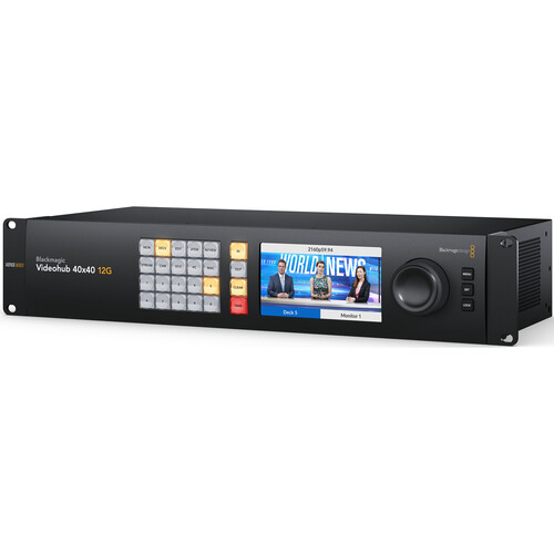 Blackmagic Design Videohub 40x40 12G Zero-Latency Video Router