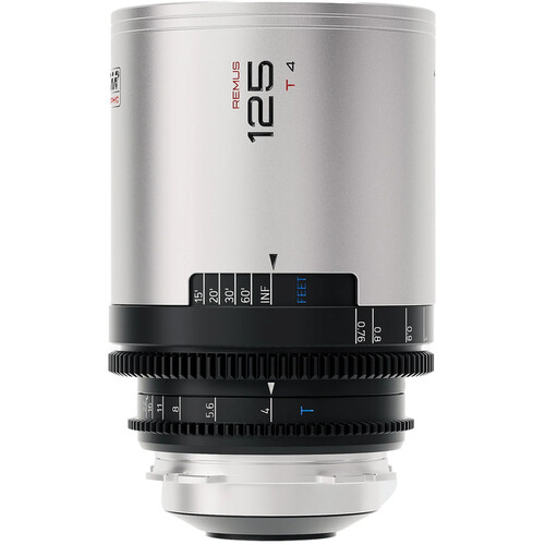 BLAZAR LENS Remus 125mm T4 Full-Frame 1.5x Anamorphic Lens (ARRI PL Silver Flare)