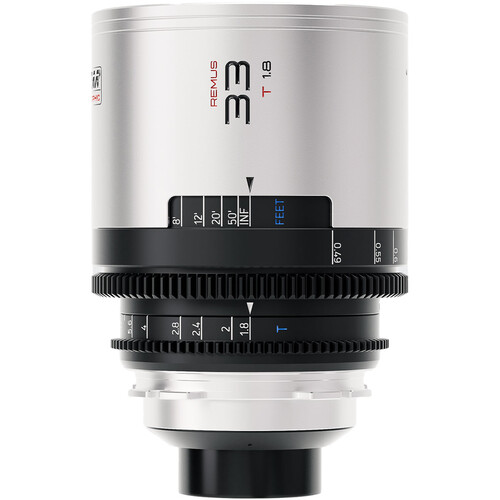 BLAZAR LENS Remus 33mm T1.8 1.5x Full-Frame Anamorphic Lens (ARRI PL Amber Flare)