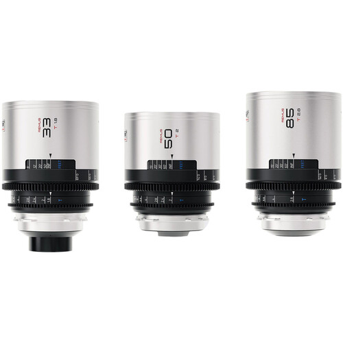 BLAZAR LENS Remus-M 1.5x Full-Frame Anamorphic 33 50 and 85mm 3-Lens Set (Sony E)