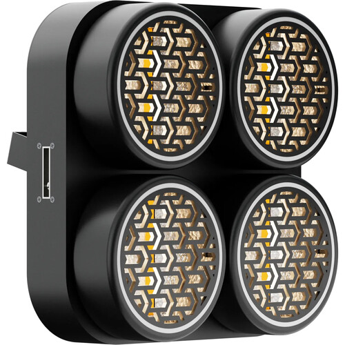 Blizzard Lux Quadra X4 Quad-Cell Warm-White Blinder with RGB Effects
