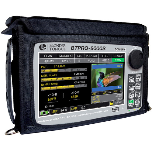 Blonder-Tongue Model BTPRO-8000S Professional Satellite, TV, CATV and Optical Analyzer