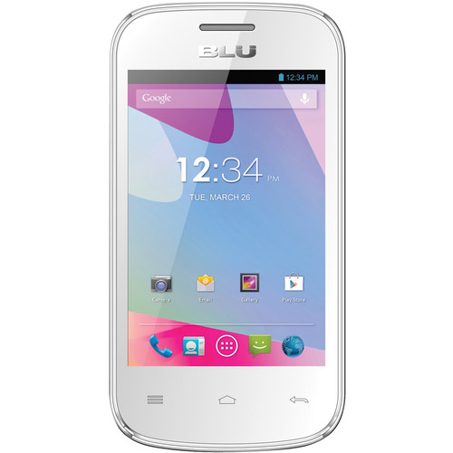 BLU Dash Jr D140 512MB Smartphone (Unlocked, White) D140 WHITE