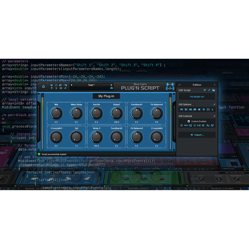 Blue Cat Audio Plug'n Script - Audio and MIDI Scripting Plug-In - Programming Tool (Download)