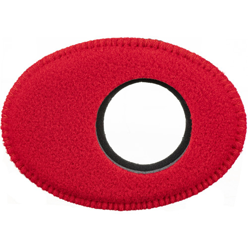 Bluestar Oval Extra-Large Viewfinder Eyecushion (Fleece Red)