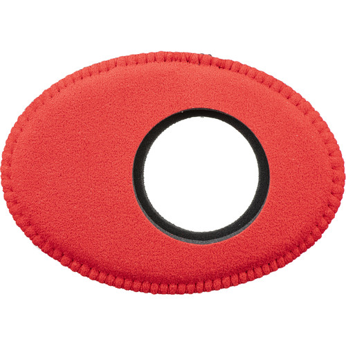 Bluestar Oval Extra-Large Viewfinder Eyecushion (Ultrasuede Red)