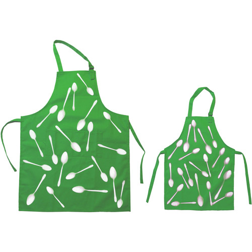 Cyanotype Store Cyanotype Apron (Adult- & Kids-Set Lime)