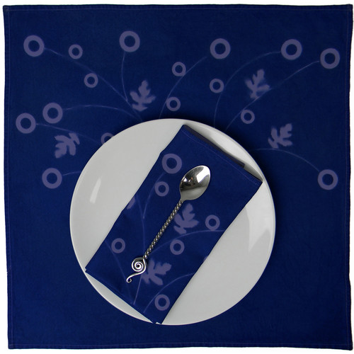 Cyanotype Store Cyanotype Table Napkins (Set of 4 20 x 20