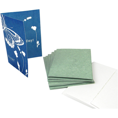 Cyanotype Store Cyanotype Notecard & Envelope Kit (Set of 6 5 x 7