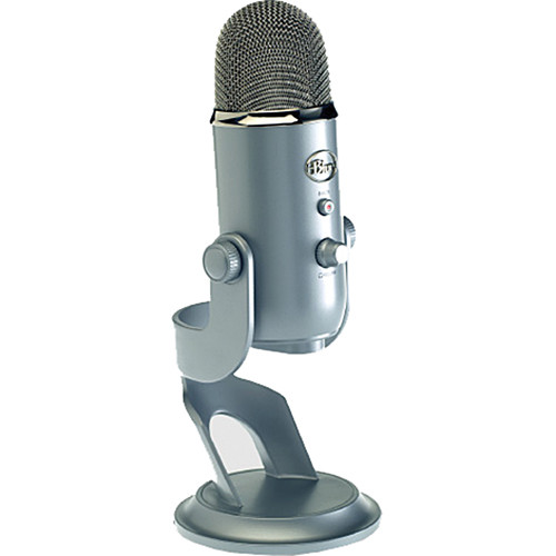 Blue Yeti USB Microphone (Platinum) 988-000102 B&H Photo Video