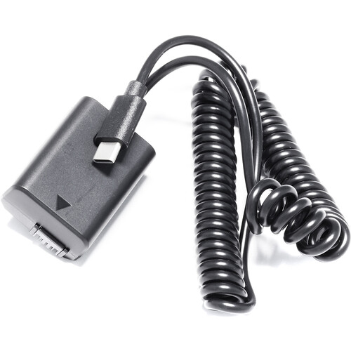 BLUESHAPE NP-FW50 Dummy Battery with USB-C PD for Select Sony Cameras