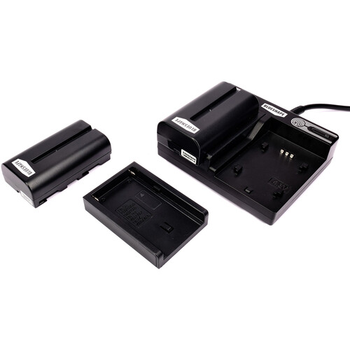 BLUESHAPE NP-F570 2-Battery Kit with Dual-Bay PD Charger