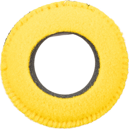 Bluestar Round Ultra Small Viewfinder Eyecushion (Fleece Yellow)