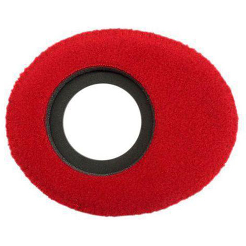 Bluestar Oval Ultra Small Viewfinder Eyecushion (Fleece Red)