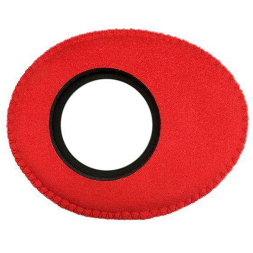 Bluestar Oval Extra Small Viewfinder Eyecushion (Ultrasuede Red)