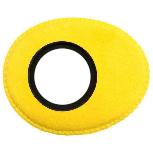 Bluestar Oval Extra Small Viewfinder Eyecushion (Ultrasuede Yellow)