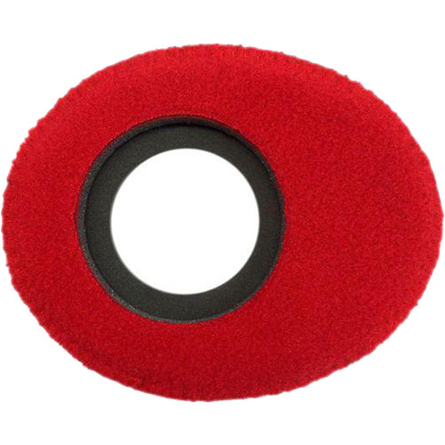 Bluestar Oval Small Viewfinder Eyecushion (Fleece Red)
