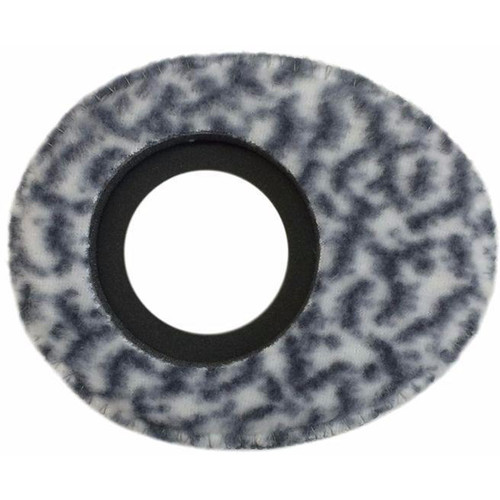 Bluestar Oval Large Viewfinder Eyecushion (Fleece Snow Leopard)
