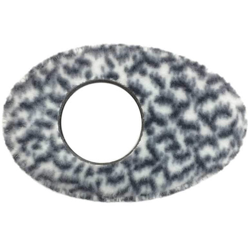 Bluestar Oval Long Viewfinder Eyecushion (Fleece Snow Leopard)