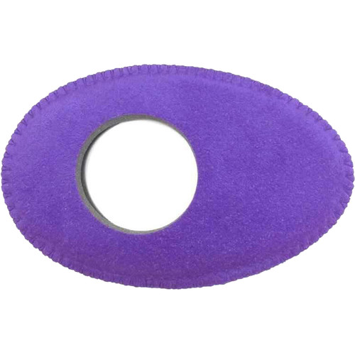 Bluestar Oval Long Viewfinder Eyecushion (Ultrasuede Purple)