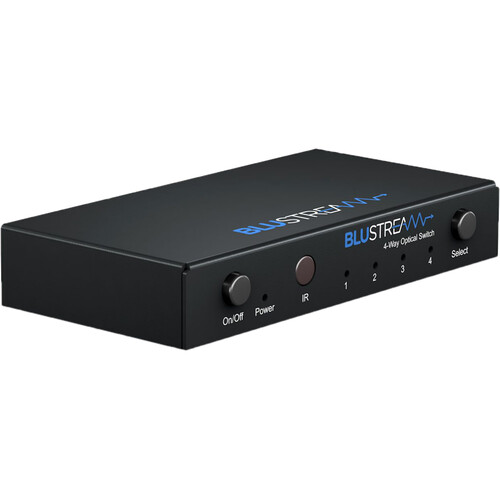 Blustream 4-Way Optical Switch with Built-In DAC and Audio Conversion
