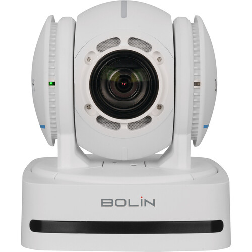 Bolin Technology D2-220H Dante AV-H PTZ Camera with 20x Optical Zoom (White)