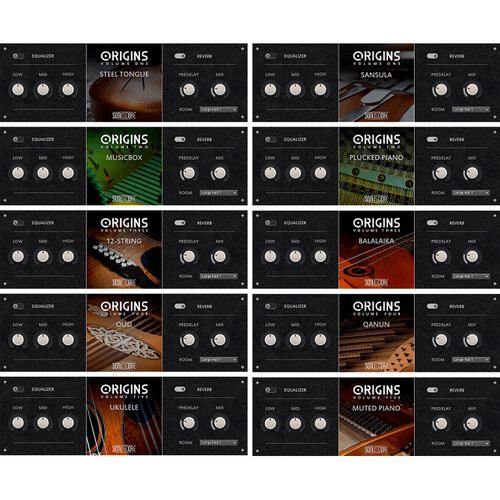 boom LIBRARY SONUSCORE Origins Bundle Volumes 1-5 Virtual Instrument Libraries