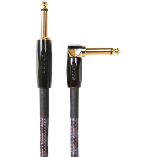 BOSS BIC-10A Instrument Cable Straight to Right-Angle 1/4