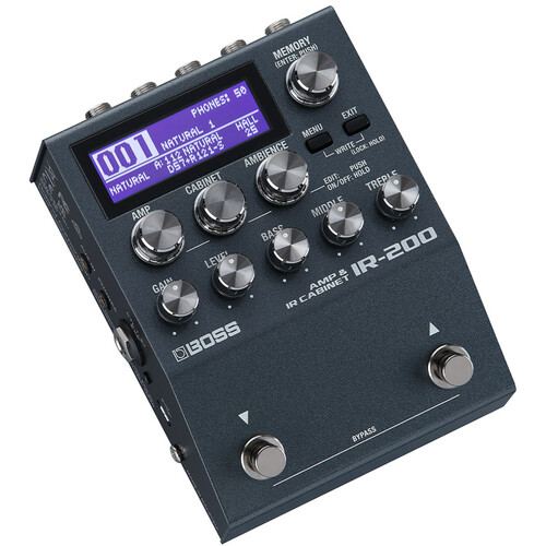 BOSS IR-200 Amp and Cabinet Simulator Effects Pedal