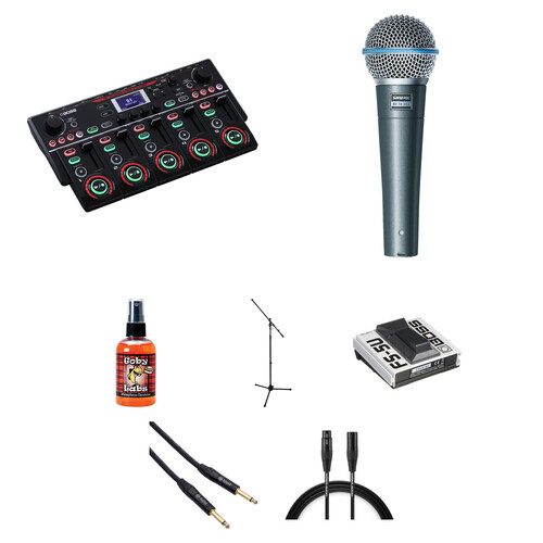 BOSS RC-505MKII Performance and Beatbox Kit with Mic Footswitch Mic Stand and More