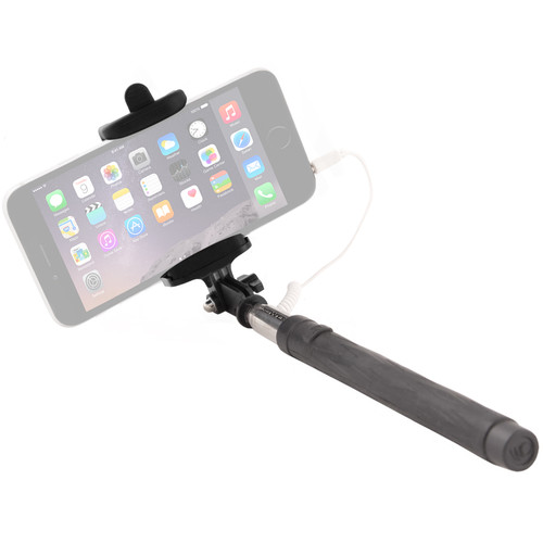 Bower iBower Compact Selfie Stick (Black) IBO-BTM30BLK B&H Photo