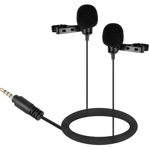 Boya By-lm400 Dual-lavalier Microphone For Mobile Devices