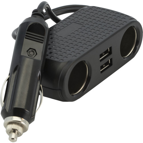 Bracketron DuoPort Dual 12V Socket/USB Adapter BB27532 B&H