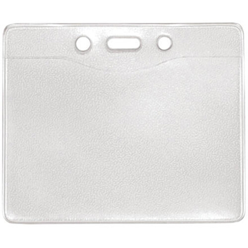 BRADY PEOPLE ID Clear Vinyl Horizontal Badge Holder (4 x 2.85
