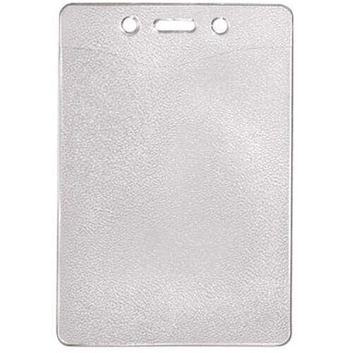 BRADY PEOPLE ID Clear Vinyl Vertical Badge Holder (2.8 x 4