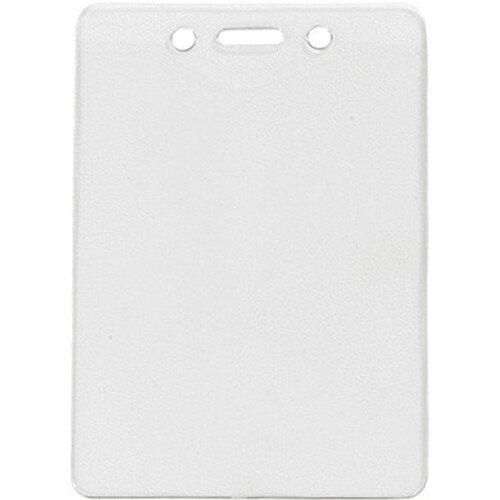 BRADY PEOPLE ID Clear Vinyl Vertical Badge Holder (3 x 4