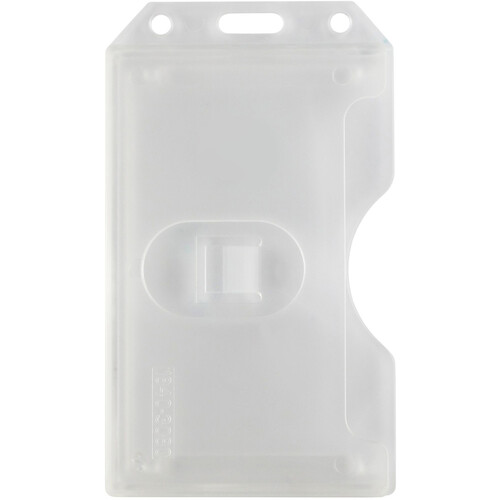 BRADY PEOPLE ID Clear Rigid Plastic Vert