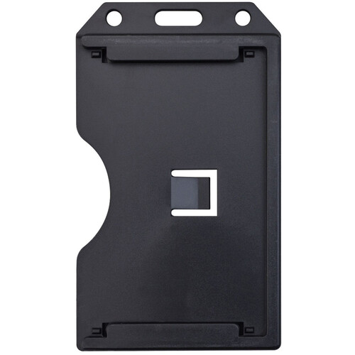 BRADY PEOPLE ID Black Rigid Plastic Vert