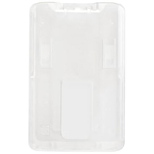 BRADY PEOPLE ID B-Holder Rigid Plastic 1-Card Badge Holder (Vertical 50-Pack)