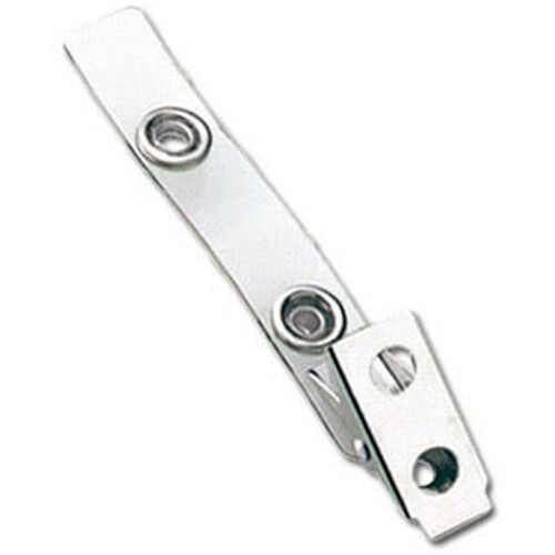 BRADY PEOPLE ID Strap Clip with Large Snaps & 2-Hole Clip (2-3/4