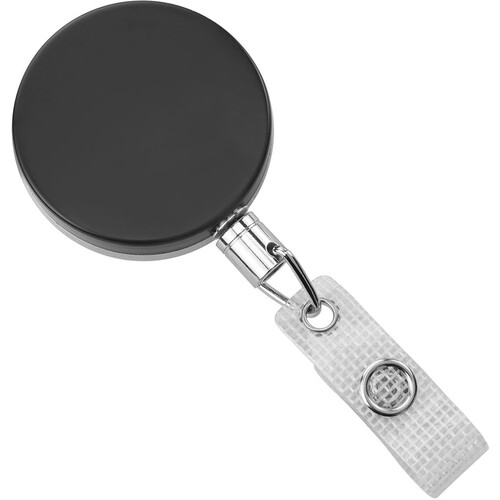 BRADY PEOPLE ID Heavy-Duty Badge Reel with Link Chain Vinyl Strap & Belt Clip (25-Pack)